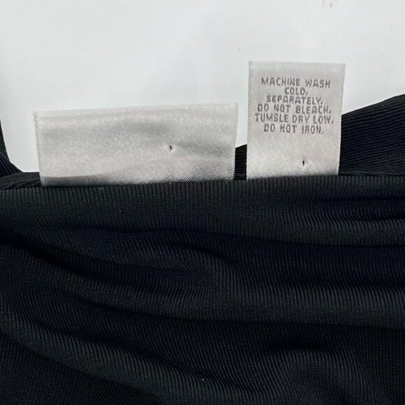 Chicos Travelers Womens Tie Front Slinky Cardigan Sweater Size Large 2 Black - Picture 5 of 7